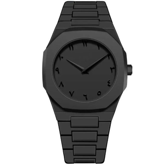 Arabic Black Aura Watch – All Black Edition