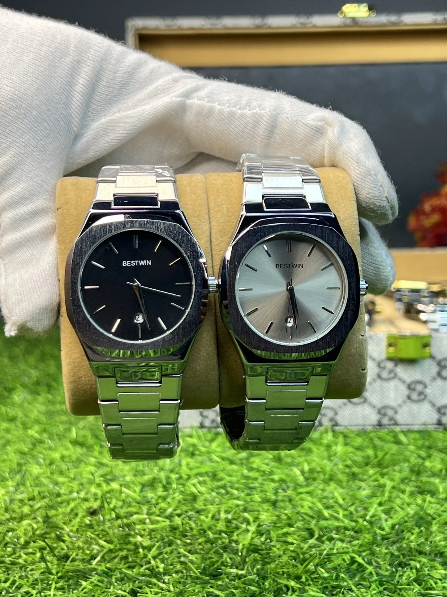 B.W  Men's Luxury Quartz Watch - Precision Timekeeping