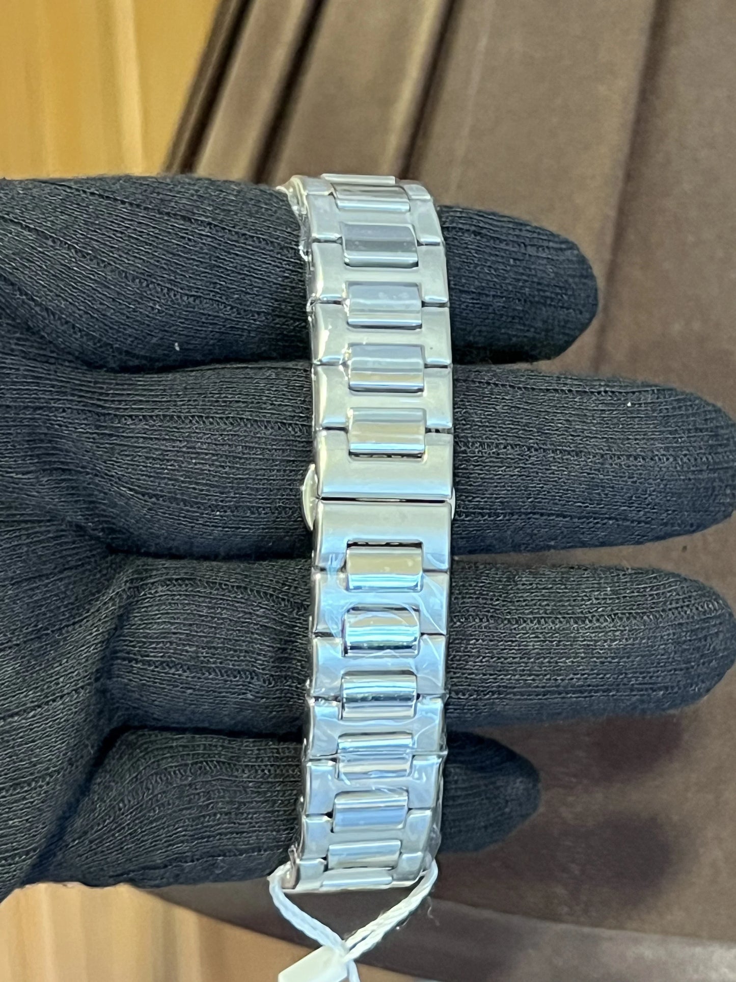 Premium Seastar Silver Chain Watch | With Classical Date Adjuster