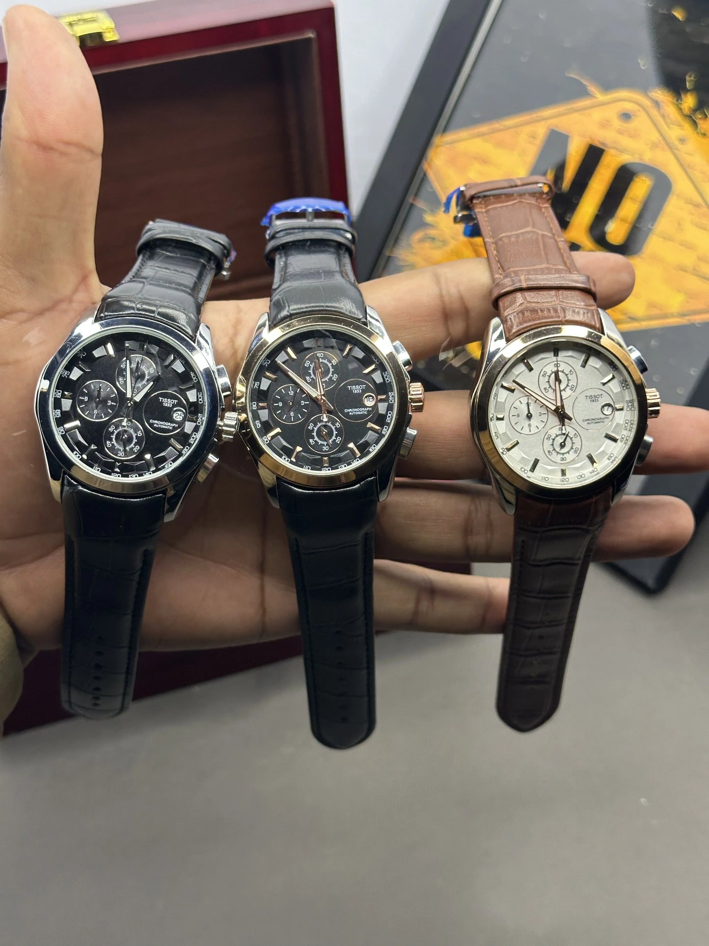 Luxury Chronograph Watch for Men | Business Edition - Black Silver